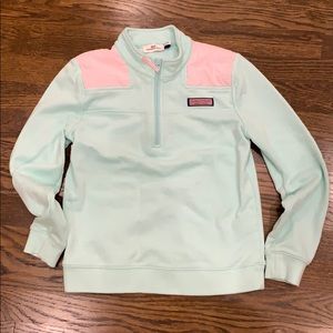 Vineyard Vines 3/4 zip sweatshirt girls 8-10